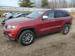 Salvage cars for sale from Copart Davison, MI: 2014 Jeep Grand Cherokee Limited