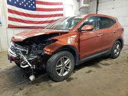 Salvage cars for sale from Copart Lyman, ME: 2017 Hyundai Santa FE Sport