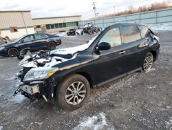 Salvage cars for sale from Copart Leroy, NY: 2015 Nissan Pathfinder S