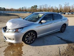 Salvage cars for sale from Copart Lumberton, NC: 2014 Honda Accord Sport