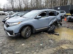 Salvage cars for sale at Waldorf, MD auction: 2021 Honda CR-V Touring