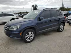 Salvage cars for sale at Miami, FL auction: 2016 Volkswagen Tiguan S