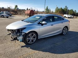 Chevrolet Cruze salvage cars for sale: 2016 Chevrolet Cruze Premier