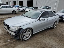 Salvage cars for sale at Jacksonville, FL auction: 2010 Mercedes-Benz C300