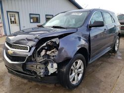 Salvage cars for sale at Pekin, IL auction: 2013 Chevrolet Equinox LS