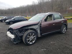 Salvage cars for sale from Copart Houston, TX: 2012 Infiniti EX35 Base