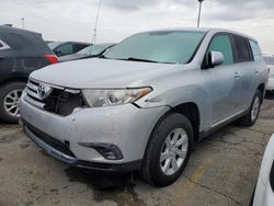 Salvage cars for sale from Copart Woodhaven, MI: 2011 Toyota Highlander Base