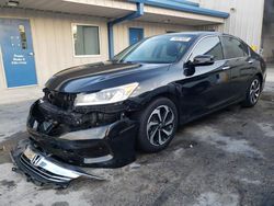 Salvage cars for sale from Copart Fort Pierce, FL: 2017 Honda Accord EXL