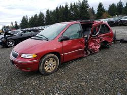 Salvage cars for sale from Copart Graham, WA: 1997 Chrysler Town & Country LXI