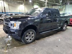 Salvage vehicles for parts for sale at auction: 2018 Ford F150 Supercrew