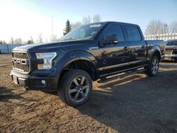 Salvage cars for sale from Copart Ontario Auction, ON: 2016 Ford F150 Supercrew