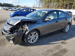Salvage cars for sale at Dunn, NC auction: 2010 Mazda 3 S