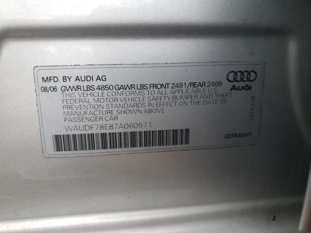 2007 Audi A4 2.0T Quattro