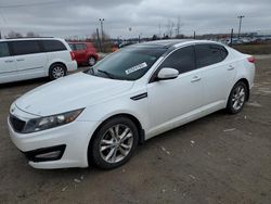 Salvage cars for sale at Indianapolis, IN auction: 2013 KIA Optima EX