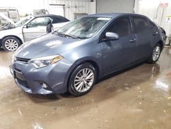 Salvage cars for sale at Elgin, IL auction: 2015 Toyota Corolla L