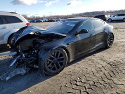 Salvage cars for sale at Cahokia Heights, IL auction: 2021 Tesla Model S