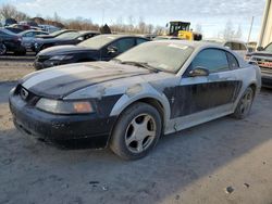 Salvage cars for sale at Duryea, PA auction: 2002 Ford Mustang