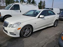 Mercedes-Benz E 350 salvage cars for sale: 2012 Mercedes-Benz E 350