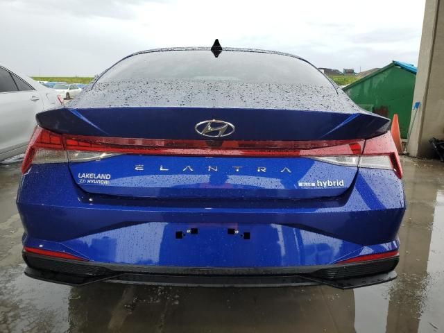 2023 Hyundai Elantra Blue
