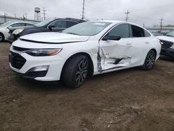 Salvage cars for sale at Chicago Heights, IL auction: 2021 Chevrolet Malibu RS