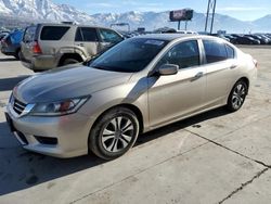 Salvage cars for sale from Copart Farr West, UT: 2013 Honda Accord LX