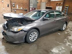 Salvage cars for sale at Ebensburg, PA auction: 2016 Toyota Camry LE