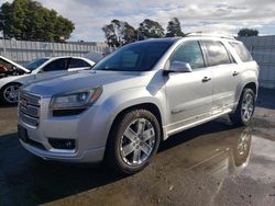 Salvage cars for sale from Copart Vallejo, CA: 2015 GMC Acadia Denali