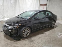Salvage cars for sale at Leroy, NY auction: 2009 Honda Civic EXL