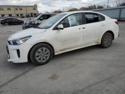 Salvage cars for sale from Copart Wilmer, TX: 2020 KIA Rio LX