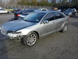 Lincoln mkz salvage cars for sale: 2008 Lincoln MKZ