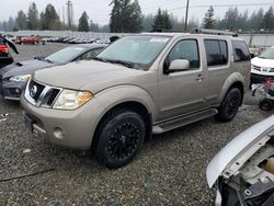 Salvage cars for sale from Copart Graham, WA: 2009 Nissan Pathfinder S