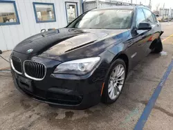 BMW salvage cars for sale: 2012 BMW 750 LXI