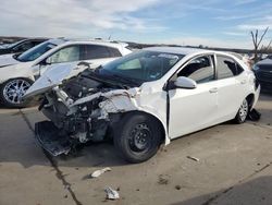 Salvage cars for sale at Grand Prairie, TX auction: 2018 Toyota Corolla L