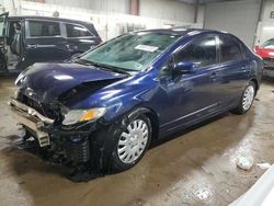 Salvage cars for sale from Copart Elgin, IL: 2011 Honda Civic LX