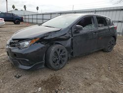 Salvage cars for sale from Copart Mercedes, TX: 2017 Toyota Corolla IM