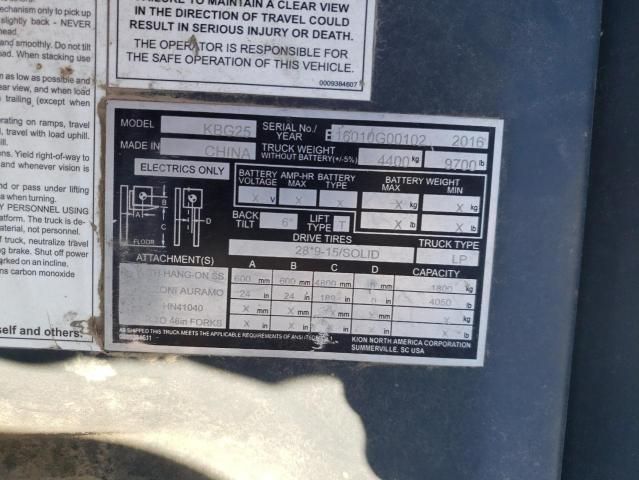 2020 KD Forklift