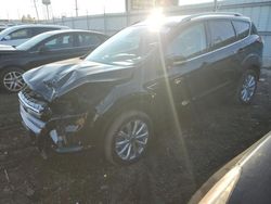 Vehiculos salvage en venta de Copart Chicago Heights, IL: 2017 Ford Escape Titanium