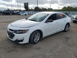 Salvage cars for sale from Copart Miami, FL: 2020 Chevrolet Malibu LS