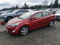 Salvage cars for sale at Graham, WA auction: 2013 Hyundai Elantra GLS