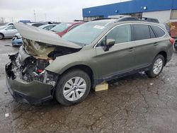 Salvage cars for sale from Copart Woodhaven, MI: 2015 Subaru Outback 2.5I Premium