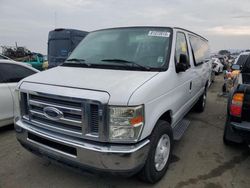 Salvage trucks for sale at Martinez, CA auction: 2009 Ford Econoline E350 Super Duty Wagon