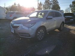 Salvage cars for sale at Brighton, CO auction: 2016 Acura MDX Technology