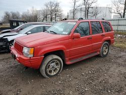 Salvage cars for sale from Copart Central Square, NY: 1996 Jeep Grand Cherokee Limited