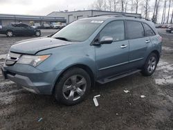 Acura salvage cars for sale: 2007 Acura MDX Sport