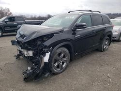 Salvage cars for sale from Copart Cahokia Heights, IL: 2017 Toyota Highlander Hybrid Limited