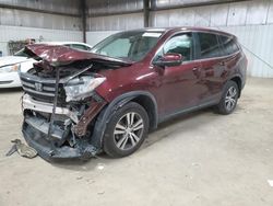 Salvage cars for sale at Des Moines, IA auction: 2018 Honda Pilot EXL