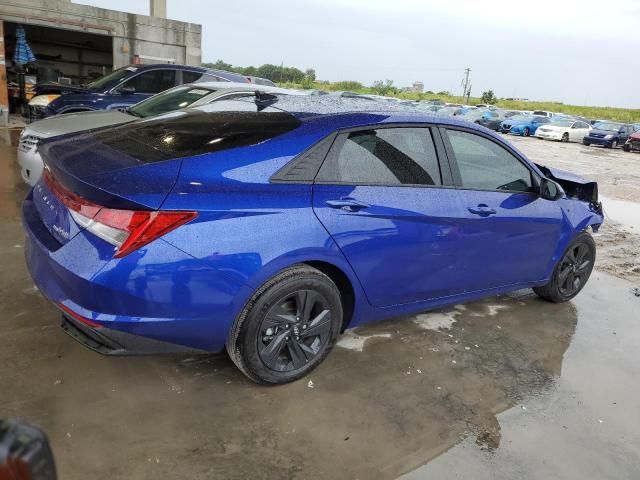 2023 Hyundai Elantra Blue