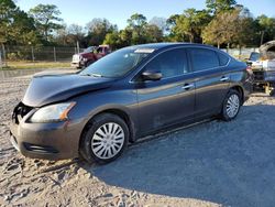 Nissan salvage cars for sale: 2015 Nissan Sentra S