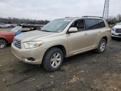 Salvage cars for sale from Copart Windsor, NJ: 2008 Toyota Highlander