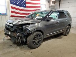 Ford Explorer salvage cars for sale: 2015 Ford Explorer XLT